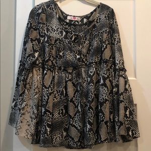 Buddy Love Snake Skin Shirt